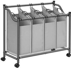 Kosz do segregacji prania mobilny 4x35 L Kosz do segregacji prania mobilny 4x35 L