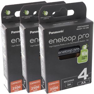 Panasonic eneloop Pro Technology HR-3UWX 2500mAh und AccuCell Akkubox