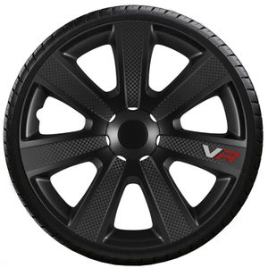 Poklice 15" VR CARBON BLACK sada 4 kusy