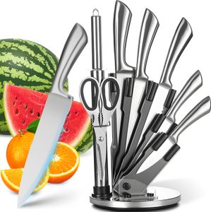 Messerblock mit Kochmesser Set Küchen Zubehör Messerset 7-tlg mit Küchenschere Scharfes Küchenmesser Messer Set Schere Küche Wohnungs Zubehör Retoo Messerblock mit Kochmesser Set Küchen Zubehör Messerset 7-tlg mit Küchenschere Scharfes Küchenmesser Messer Set Schere Küche Wohnungs Zubehör Retoo