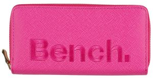 Bench Große XXL Damen Geldbörse Portemonnaie Brieftasche Clutch umlaufender Reißverschluss Pink