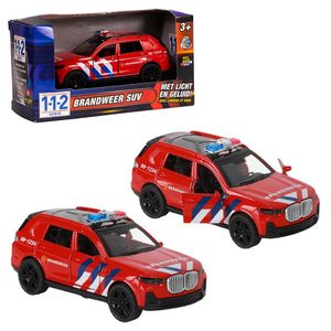 112 Fire Department Car Suv 1:36 With Light+sound