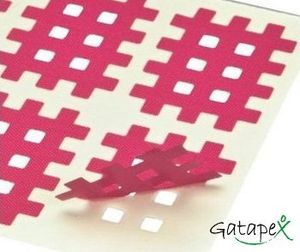 Gatapex Akupunkturpflaster pink (40 Gittertapes, 2,1 cm x 2,7 cm)