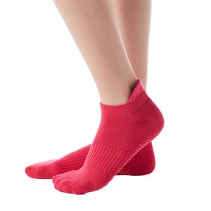 Yoga-Socken für Frauen, rutschfest, mit Griffen, ideal für Pilates, Pure Barre, Mutterschaft, Barfußtraining, Tanz,Grau