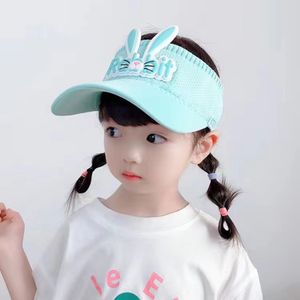 Sonnenhut, Sommer Kinder Outdoor Kappe, Leere Visiermütze, Kinder UV Schutzmütze für Jungen Mädchen (Bohnenblau)