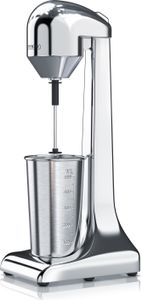 Arendo Getränkemixer elektrisch, 500 ml, 100 W, 2 Geschwindigkeitsstufen, für Protein Drinks Smoothies Eischnee Cocktails, Silber Arendo Getränkemixer elektrisch, 500 ml, 100 W, 2 Geschwindigkeitsstufen, für Protein Drinks Smoothies Eischnee Cocktails, Silber