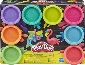Hasbro Play-Doh 8er Pack Knete Neon Farben