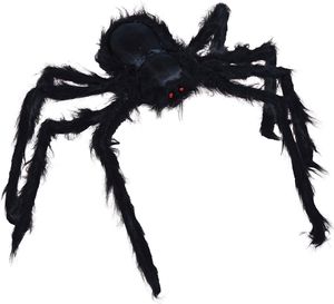Riesenspinne Halloween Deko lila 230 cm