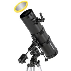 BRESSER Pollux-II 150/1400 EQ3 Spiegelteleskop mit Smartphone-Adapter & Sonnenfilter