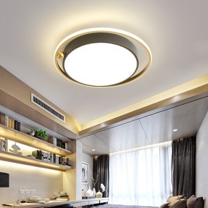 LED Deckenleuchte LED Deckenlampe Rahmenlicht 34W mit Fernbedienung Helligkeit dimmbarer 50*6cm Schwarz,Gold Wohnzimmer Arbeitszimmer, Badezimmer