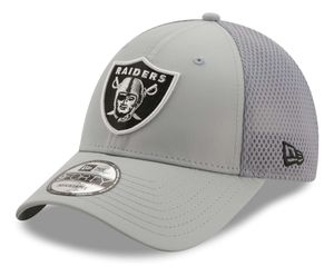 New Era - NFL Las Vegas Raiders Team Arch 9Forty Strapback Cap - Grau : Grau One Size Farbe: Grau Größe: One Size