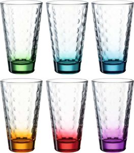 Leonardo Longdrinkbecher  OPTIC - mehrfabig, 6 tlg.
