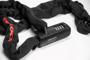 Trelock Kettenschloss BC 480 Code 110cm, Ø7mm, schwarz, ohne Halter