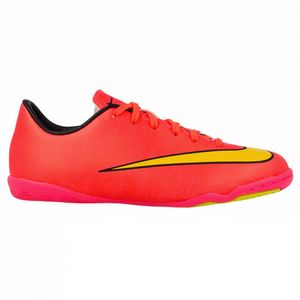 Nike Mercurial Victory V IC Indoor Fußballschuhe Hallenschuhe pink/gelb, Farbe:pink, Schuhgröße:EUR 36