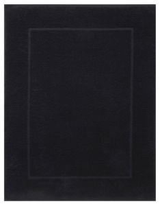 Betz Badvorleger Größe 50x70 cm 100% Baumwolle Badematte Badteppich Duschvorlage  650 g/m² Farbe schwarz