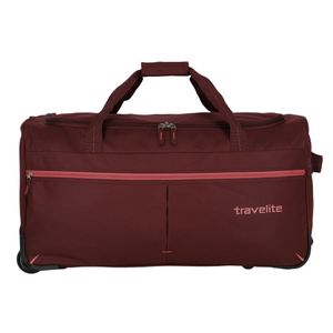Travelite Basics Fast Duffel Trolley Reisetasche mit Rollen 096283, Farbe:Bordeaux