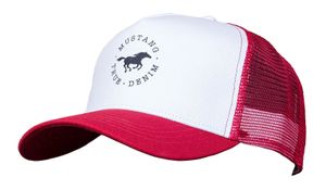 MUSTANG Cap Red rot weiß