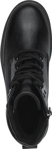MARCO TOZZI Damen Stiefelette Schnürboot Profilsohle 2-26260-43, Größe:38 EU, Farbe:Schwarz