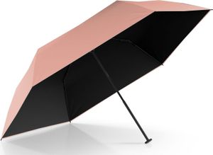doppler Taschenregenschirm Regenschirm Zero,99 Ultra Sun Coral Pink / Black apricot
