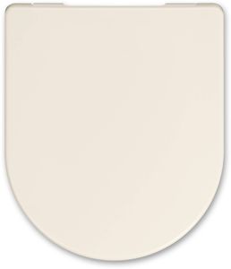 Saqu WC-Sitze 37,2x41,8 cm - Pergamon - Toilettendeckel mit Absenkautomatik,