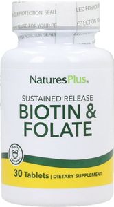 Natures Plus Biotin & Folate Sustained Release - 30 Tabletten
