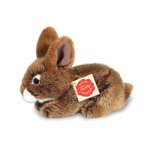 Królik siedzący brązowy 19 cm
