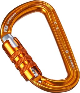 Petzl SMD Karabiner D-Form : gelb TRIACT-LOCK