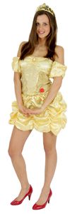 y goldenes Märchen Prinzessin Kostüm für Damen Gr. XS - L, Größe:M