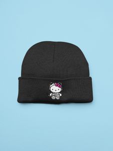 Kinder Wintermützen Hello Kitty Süße Katzen Mütze Zebra Kids beanie winter hat