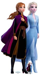 Frozen 2 - Anna & Elsa - Journey together - Pappaufsteller Standy - 182x96 cm