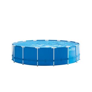 Intex anbau-Pool Metal Frame mit Zubehör Ø457 x 122 cm blau