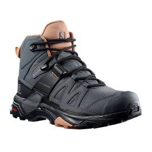 Salomon Shoes X Ultra 4 MID GTX Damen Wanderschuh in Grau, Größe 6