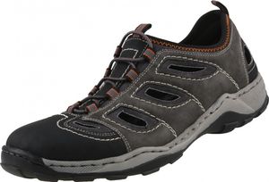 Rieker Herren Slipper 08065-02 Granitgrau Kunstleder Gr.43 Rieker Herren Slipper 08065-02 Granitgrau Kunstleder Gr.43