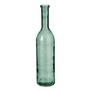 Mica Decorations Rioja Glasflasche - H75 x Ø18 cm - Recyceltes Glas - Grün
