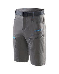 BLACK CREVICE - kurze Herren Wander- & Trekkinghose - Shorts - Outdoor Hose | Farbe: Grau | Größe: S