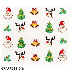 Nailart - Sticker - Tattoo - Weihnachten / Winter / Christmas - 702-A1170 w10/5