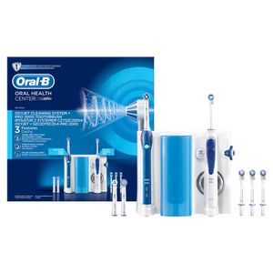Oral-B Mundpflege Center: Oral-B Pro 2000 + OxyJet Munddusche weiß