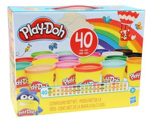Play-Doh Knetset 40 Dosen Kinderknete in 20 Farben Knete XL Set