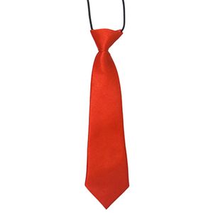Krawatte, atmungsaktiv, elastisch, einfarbig, Jungen-Flecken-Krawatte für Hochzeit, Rot