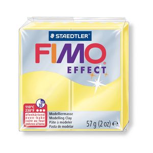 FIMO EFFECT Modelliermasse ofenhärtend transparent gelb 57 g