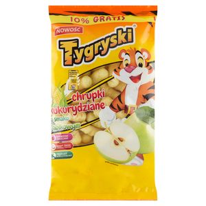 Chipsy kukurydziane Tiggers o smaku jabłkowym 77 G