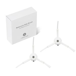 Roborock Original Zubehör,Silikon Seitenbürsten für Staubsauger der Serien Qrevo pro/Qrevo/Qrevo S/Qrevo maxV/Q8 max, 2er Pack(Weiß)