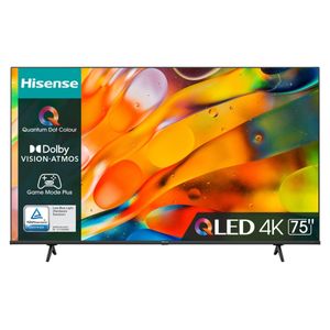 Hisense 75E7KQ, 190,5 cm (75"), 3840 x 2160 Pixel, QLED, Smart-TV, WLAN, Schwarz