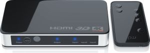 Primewire 3-portový prepínač HDMI UHD 4k 60Hz vrátane diaľkového ovládania 1x HDMI OUT / 3x HDMI IN