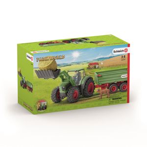 Schleich Traktor mit Anhänger-42379