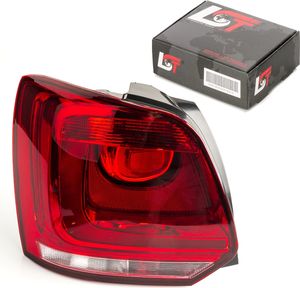 Rückleuchte Heckleuchte rot glasklar Rücklicht links für VW Polo 6R 2009-2014