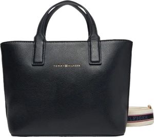 TOMMY HILFIGER TH LOGOTAPE MINI TOTE Schwarz TOMMY HILFIGER TH LOGOTAPE MINI TOTE Schwarz