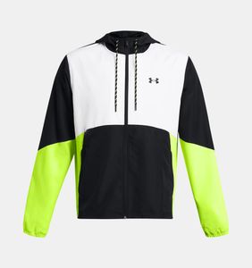 Under Armour Men's UA Legacy Windbreaker Black/High-Vis Yellow/Black L Laufjacke