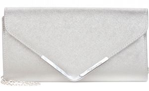 Tamaris Clutch Amalia silver,  Größe in cm  26 x 6 x 13