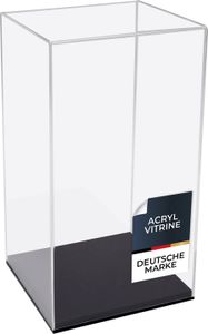 HMF 46812 Acryl Vitrine für Modellautos, Figuren, 20 x 20 x 38 cm